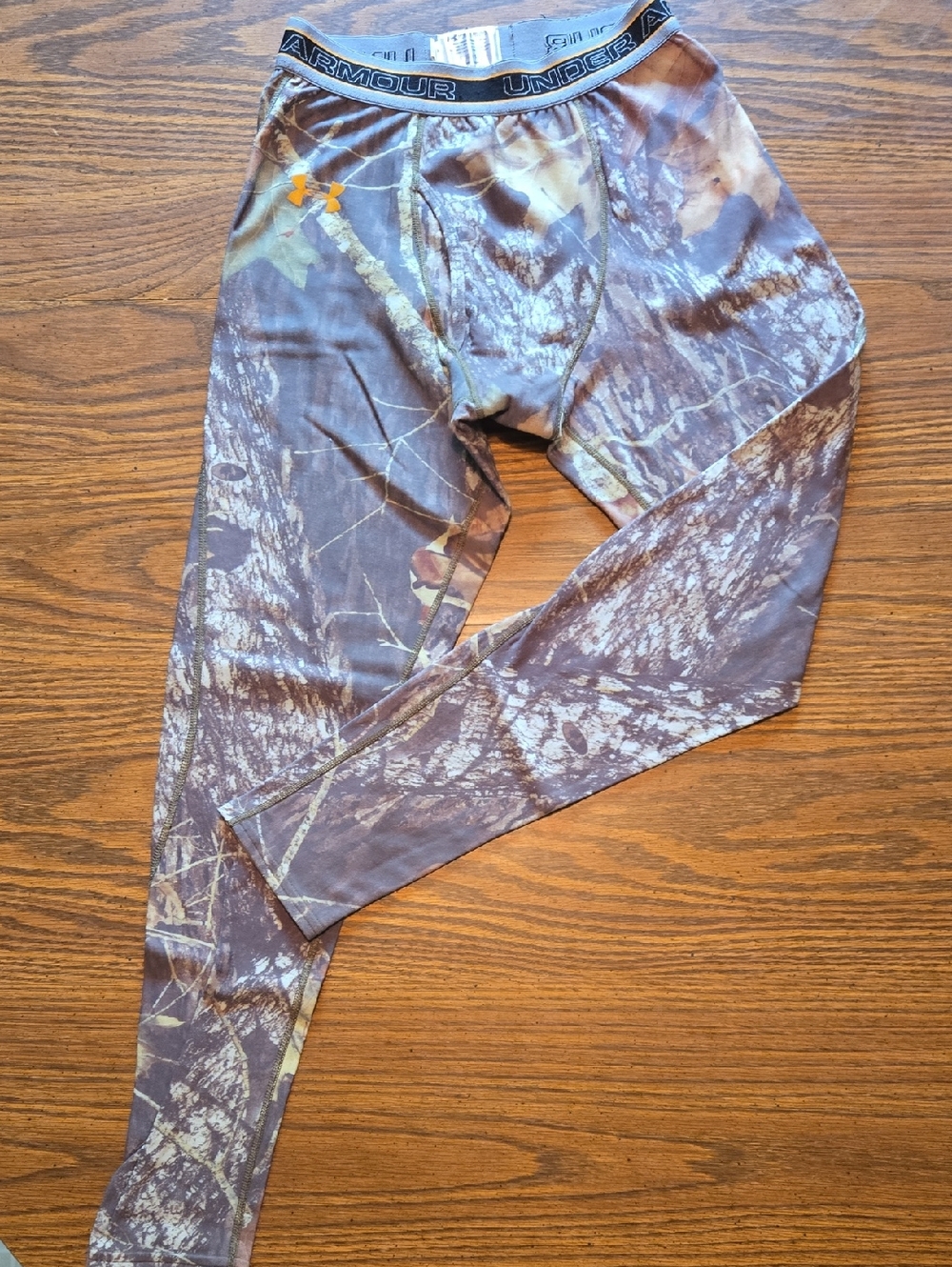 Under Armour Brown/Green Camo Compression Tights